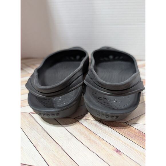 Crocs Kadee Shoes Ballet Slip On Dark Black Flats Women's Size 9 Closed Toe - Picture 4 of 9